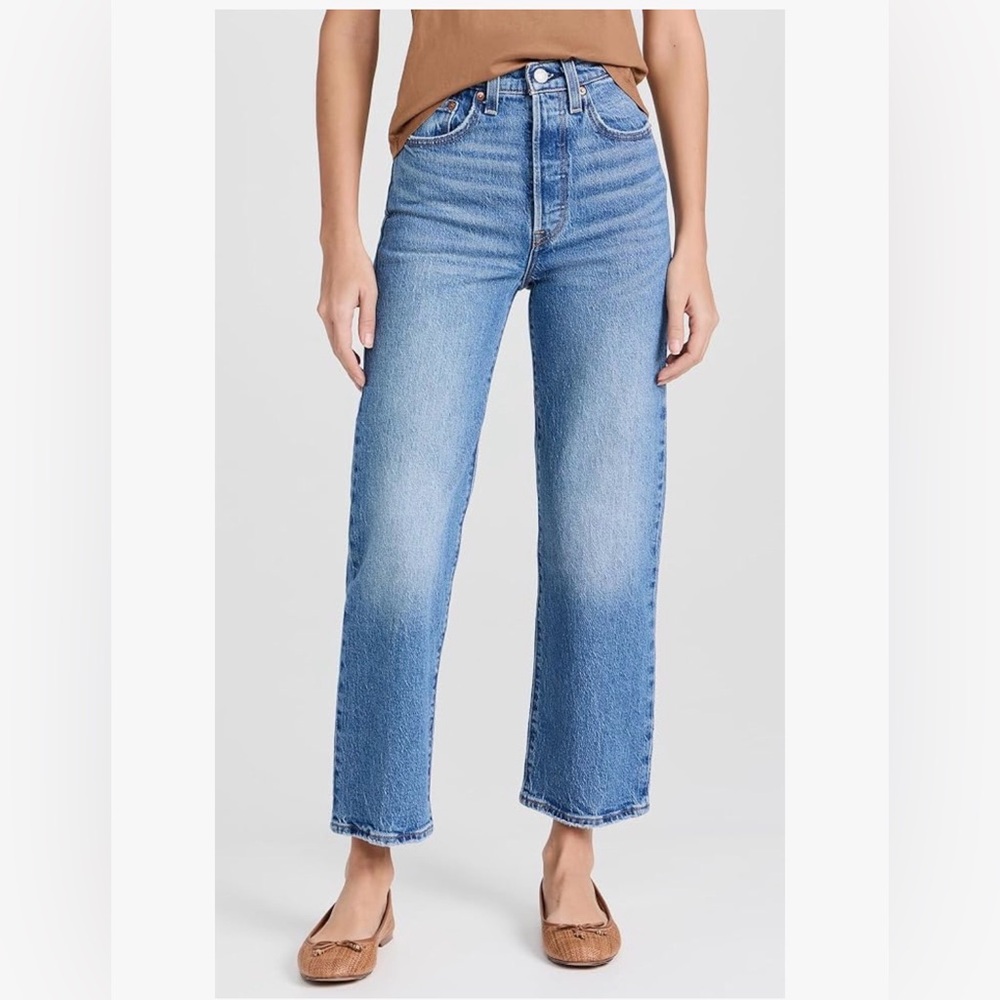 Levi's Women's Premium Ribcage Straight Ankle Jeans